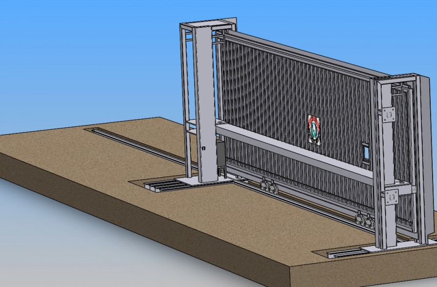 HIGH SECURITY STEEL SLIDING GATES